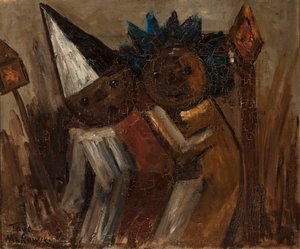 Fetter Donnerstag (Mardi Gras) von Tadeusz Makowski