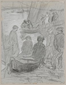Im Fischerhafen von Tadeusz Makowski