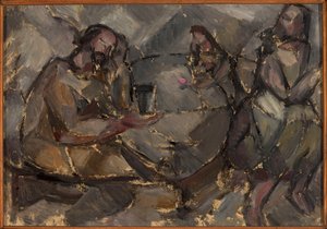 In der Weinstube von Tadeusz Makowski