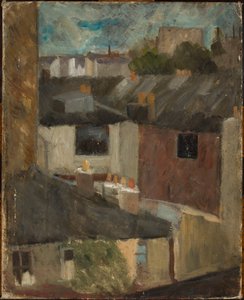 Blick aus dem Atelierfenster von Tadeusz Makowski