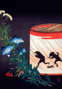 Glockenblume und Laterne von Takahashi Hiroaki