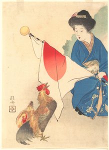 „東天紅“文芸楽部15巻1号口絵 von Takeuchi Keishū
