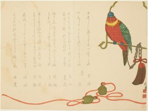 Papagei und Glocken von Tanaka Shûtei