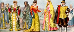 Italienische Kleidung des 17. Jahrhunderts
