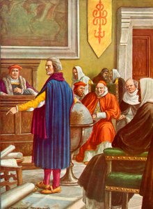 Kolumbus vor den Doktoren von Salamanca