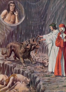 Illustration für Dantes Göttliche Komödie