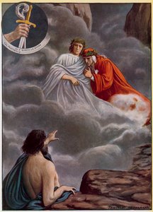 Illustration für Dantes Göttliche Komödie von Tancredi Scarpelli