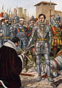 Krieg von Italien (1521-1526): die Schlacht von Pavia (24. Februar 1525) von Tancredi Scarpelli