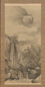 Landschaft mit Wasserfall, 1828