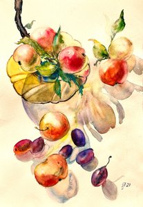 Üppiges Obst Stillleben von Tanya Lundmark