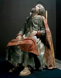 Der Engel kündigt Joseph die Geburt Jesu an (Detail)