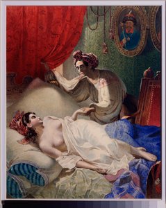 Illustration zum Gedicht "Poltawa" von Alexander Puschkin (1799-1837)