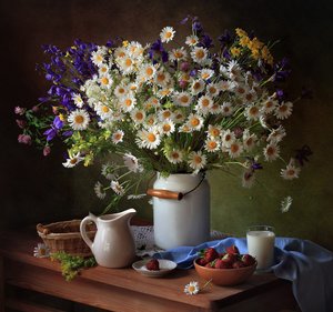 Ländliches Sommer-Stillleben von Tatyana Skorokhod