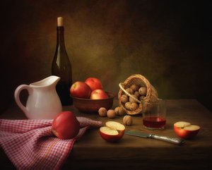 Rustikales Herbst-Stillleben von Tatyana Skorokhod