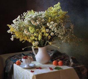 Sommerwildblumen Stillleben von Tatyana Skorokhod