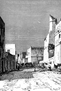 Leonec Straße, Sfakes, Nordafrika von Taylor