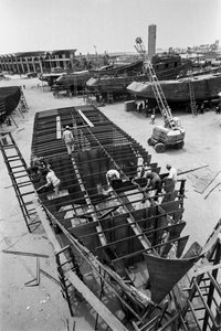 Promecan-Werft, Hafen von Callao, Bau von Ringwadenfischereibooten von Ted Spiegel