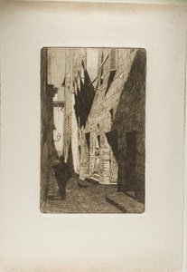 Haus von Dante da Castiglione von Telemaco Signorini