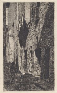 Haus von Dante da Castiglione von Telemaco Signorini
