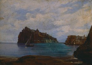 Das aragonesische Schloss von Ischia von Teodoro Duclere