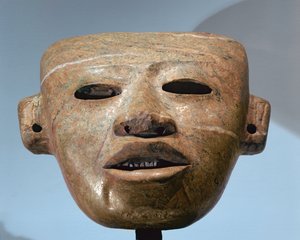 Totenmaske, Zentralhochland, Mexiko, ca. 250-550