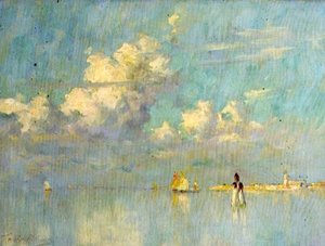 Wolken und stilles Wasser, Venedig