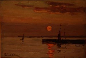 Sonnenuntergang, Concarneau, Bretagne von Terrick Williams