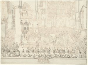 Hochzeit von Karl Christian von Nassau-Weilburg mit Prinzessin Carolina, 1760 von Tethart Philip Christian Haag