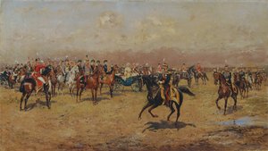 Militärparade vor Kaiser Franz Joseph I.