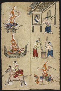 Thai-Wahrsagungshandbuch (Phrommachat), Horoskope basierend auf dem chinesischen Tierkreis von Thai School