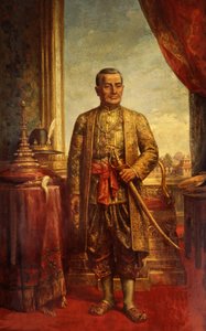 Porträt von Buddha Yodfa Chulaloke von Thai School