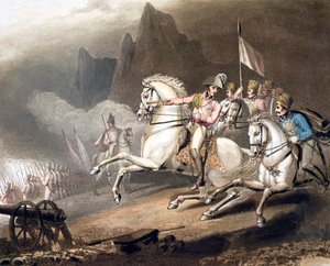 Schlacht in den Pyrenäen, Spanien, 28. Juli 1813 von Thales Fielding