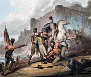 Zweite Schlacht von Porto, Portugal, 12. Mai 1809, 1819 von Thales Fielding