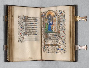 Stundenbuch Gebrauch von Paris: Fol. 108r, Pfingsten, ca. 1420