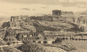 Blick auf die Akropolis