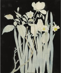 Narzissen und Rosen