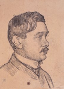 Porträt von Maurice Maeterlinck von Théo van Rysselberghe