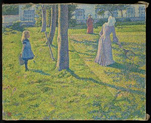 In Thuin oder Das Tennisspiel von Théo van Rysselberghe