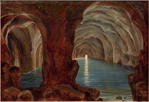 Blaue Grotte auf Capri von Theobald von Oer