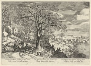 Winter von Theodoor Galle