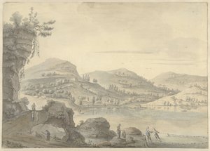 Chinesische Fantasielandschaft von Theodoor Wilkens (possibly)