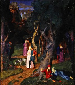 Der Decameron, Der Garten der Villa