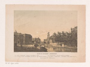Deventer Houtmarkt und Muidergracht in Amsterdam