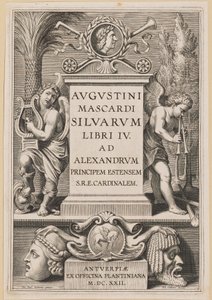 Titelseite für Agostino Mascardi, Silvarium Libri IV