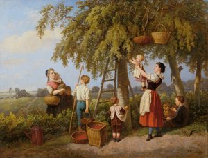Die Kirschenernte von Theodor Hosemann