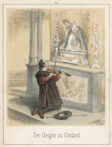 Der Geiger von Gmund von Theodor Hosemann