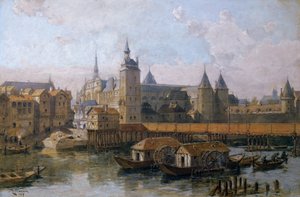 Die Île de la Cité und der Justizpalast im 16. Jahrhundert, 1917