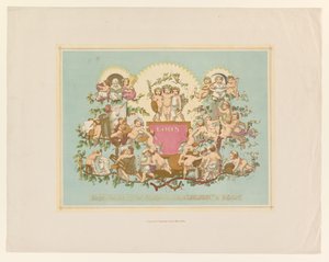 Lotterielos der Künstlervereinigung Malkasten von Theodor Mintrop