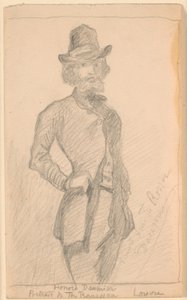 Kopie von H. Daumiers Gemälde von Th. Rousseau im Louvre