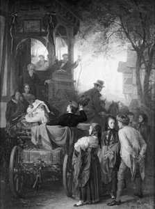 Abfahrt zur Hochzeitsreise von Theodor Pixis